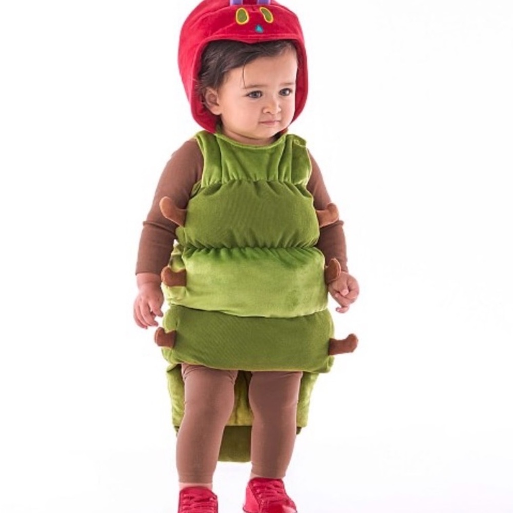 Pottery Barn Kids 1pc Plush Very Hungry Caterpillar Costume Toddler Sz 6-12M